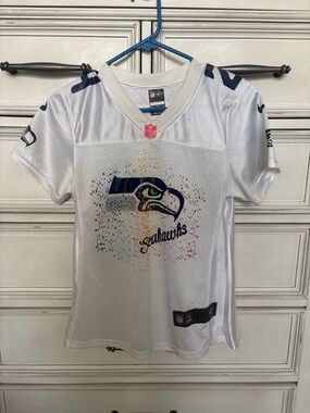 Seattle Seahawks Marshawn Lynch 24 Nike On Field jersey women medium